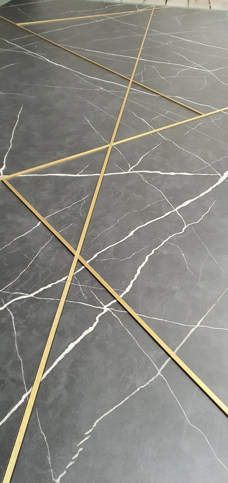 Stone & brass