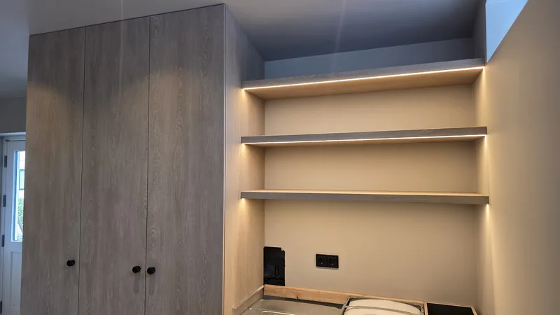Garage becomes an apartment