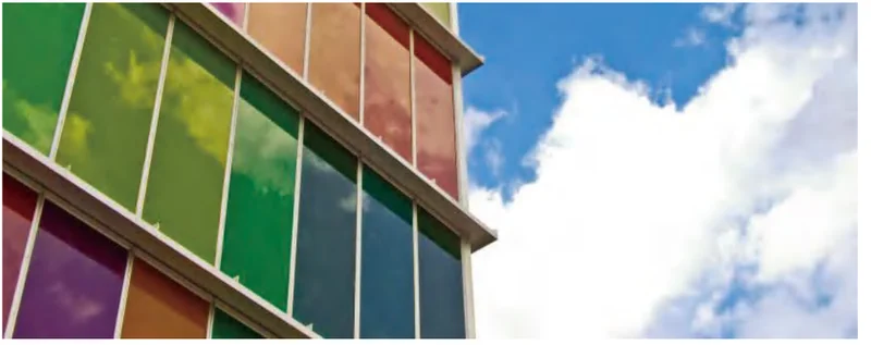 Coloured smart film glass from the catalogue